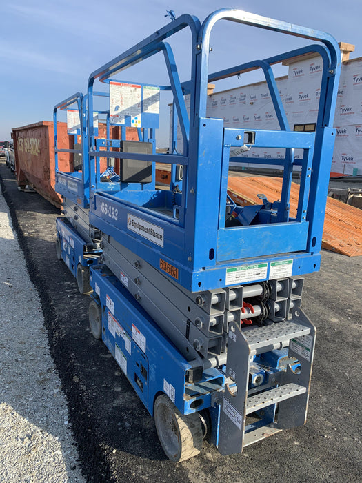 2020 Genie GS-1930 Solid Non Marking Tires, Beacon, Folding rails with half height swing gate
