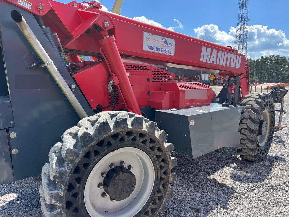 2018 Manitou MTA10055 MTA10055 - 74 HP T4, Canopy, Worklights/Strobe, Beacon, 66" Carriage, 60" Forks, Solid Tires, Lift Hook, Aux Hydraulics