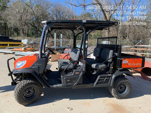 2022 Kubota RTV-X1140W-H Plastic Canopy, Windshield Acrylic Clear, LED Strobe Light, Wire Harness Kit, Back up Alarm