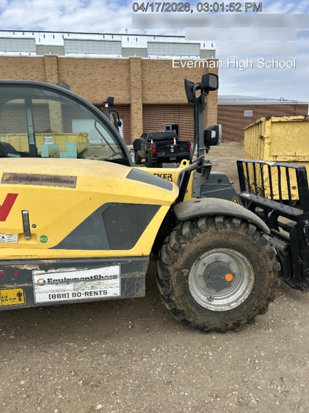 2018 Wacker Neuson TH627 Wacker Neuson TH627 Telehandler w/Canopy, Solid Tires, 48" Carriage and Forks