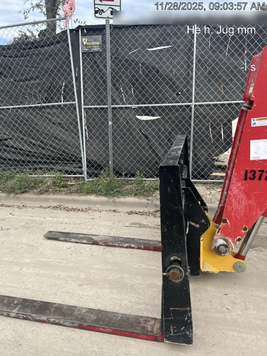 2018 Manitou MTA8044 MTA 8044 - 74 HP T4, Canopy, Worklights/Strobe, Beacon, 66" Carriage, 48" Forks, Solid Tires, Lift Hook, Aux Hydraulics