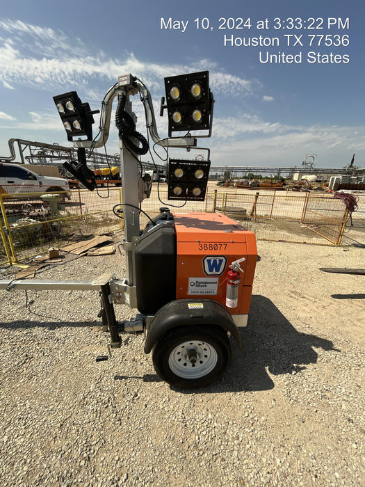 2024 Wanco WLTT-4MM4K Diesel, Deep Sea Controller, Shore Power Plug, Auto Start, (4) 350W LED Floodlights, 4kW Generator, 60 Gal Fuel Tank, 2" Ball, T3