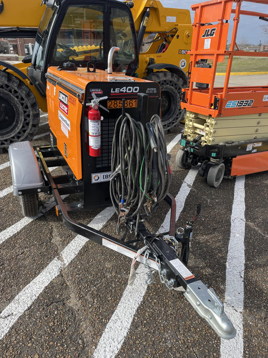 2022 Lincoln Electric LE400 Kubota V1505, Trlr, Cable Rack, Light Kit, ES Decals, T3