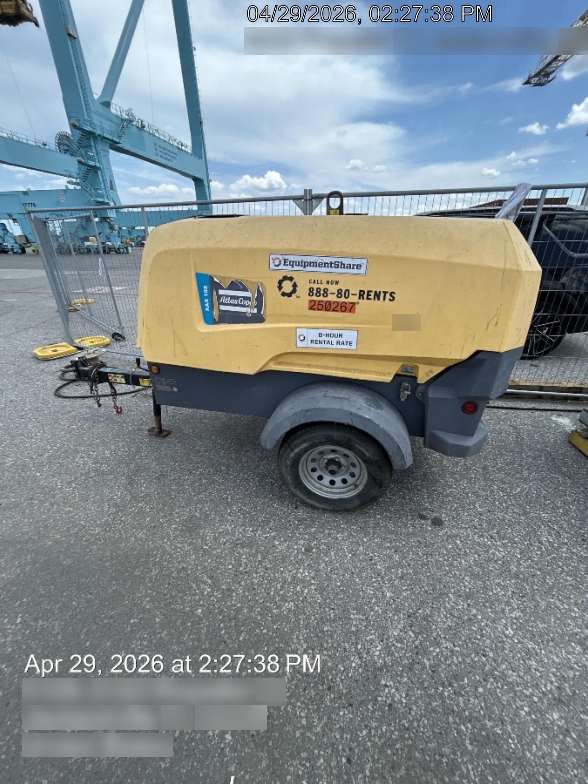 2022 ATLAS COPCO XAS188 CWK