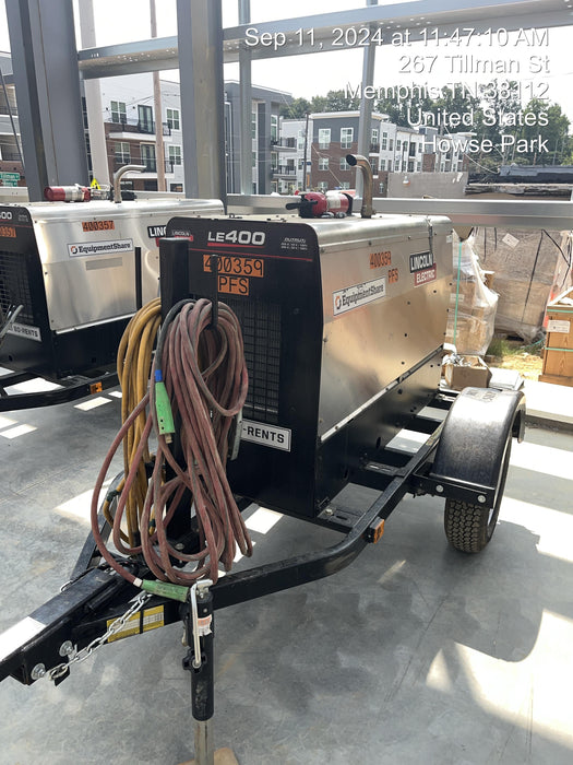 2024 Lincoln Electric LE400 Kubota V1505, Trlr, Cable Rack, Light Kit, ES Decals, T3