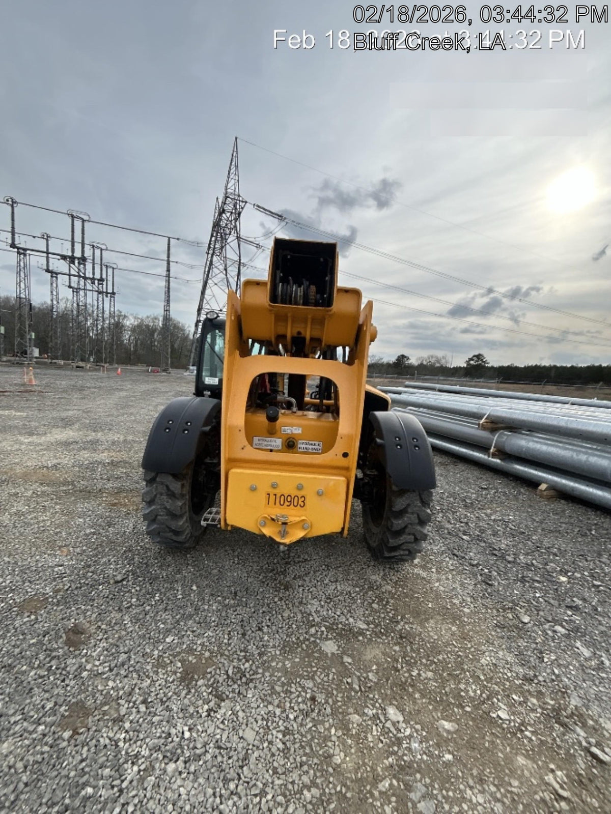 2020 JCB 509-42 Cab/Heat/Air, Solid Tires, Work Lights, Beacon, Aux Hydraulics, Back up Alarm, Lifting Eye, ES Decals