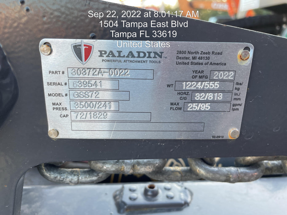 2022 PALADIN 30372A-0022