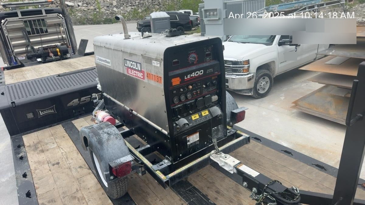 2024 Lincoln Electric LE400 Kubota V1505, Trlr, Cable Rack, Light Kit, ES Decals, T3