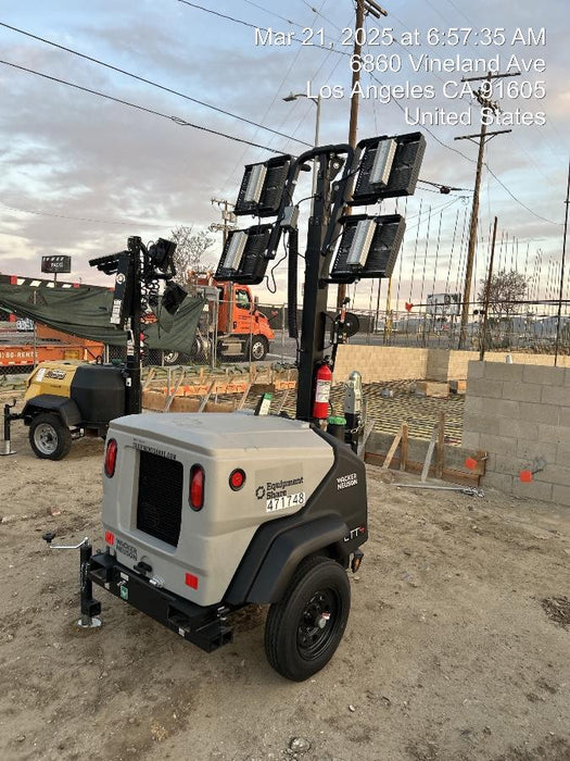 2024 Wacker Neuson LTT4 Diesel, Kohler KDW702, Deep Sea Controller, Auto Start, LED 320W, Bypass Outlet, T3