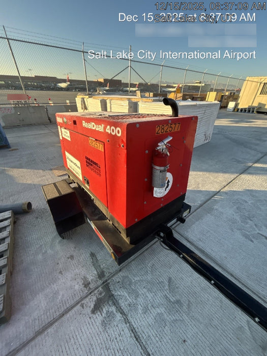 2022 Shindaiwa DGW400MDL Kubota D902 Engine, 23 HP, Dual Op Welder, Wire, Arc, Droop Stick, Tig, and CC Stick Functionality, Simulphase, 3 Phase and 1 Phase Gen Output, Single Axle NB Trlr, Slr Trckl Chrg 12V 12W, Fire Ext