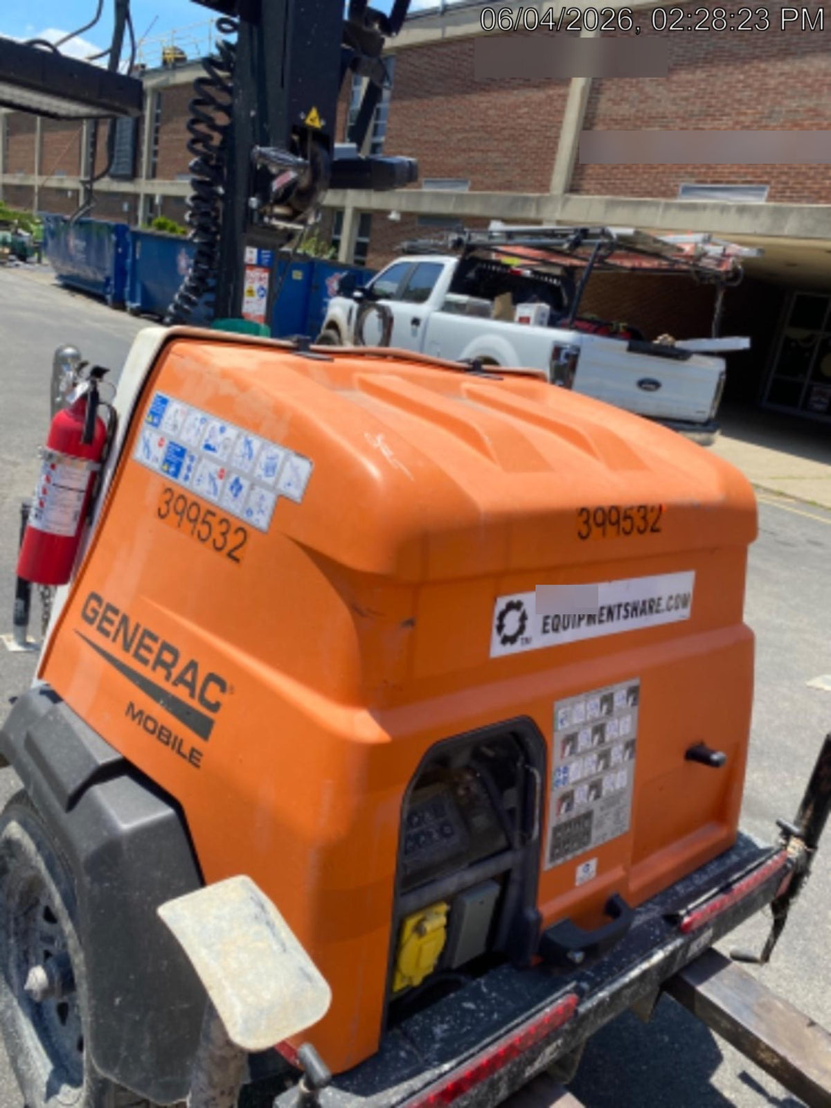 2024 Generac MLT2 Diesel, Flex Switch 120V Input, Powerzone Controller, 
(4) 320W LED Lights, 4kW Generator, 39.9 Gal Fuel Tank, 2" Ball, T3