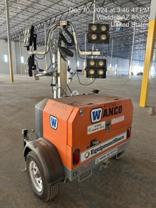 2024 Wanco WLTT-4MM4K Diesel, Deep Sea Controller, Shore Power Plug, Auto Start, (4) 350W LED Floodlights, 4kW Generator, 60 Gal Fuel Tank, 2" Ball, T3