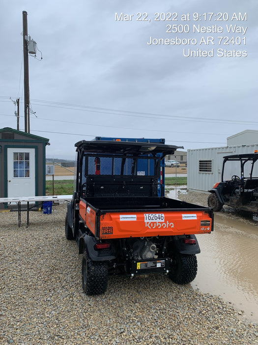 2021 Kubota RTV-X1140W-H Plastic Canopy, Windshield Acrylic Clear, LED Strobe Light, Wire Harness Kit, Back up Alarm