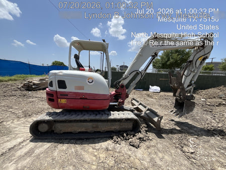 2019 Takeuchi TB260 Takeuchi TB260 Canopy w/Rubber Tracks, Auxiliary Hydraulics, Standard Blade, Manual QC