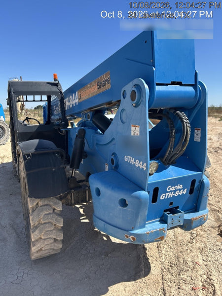 2018 Genie GTH-844 Genie GTH-844 w/Open ROPS, Solid Tires, beacon/work lights, 60" carriage/forks
