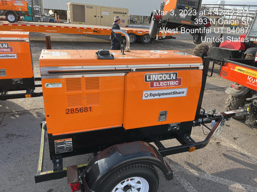 2022 Lincoln Electric LE400 Kubota V1505, Trlr, Cable Rack, Light Kit, ES Decals, T3