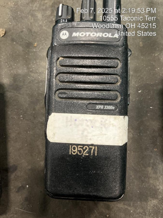 2021 MOTOROLA XPR3300E