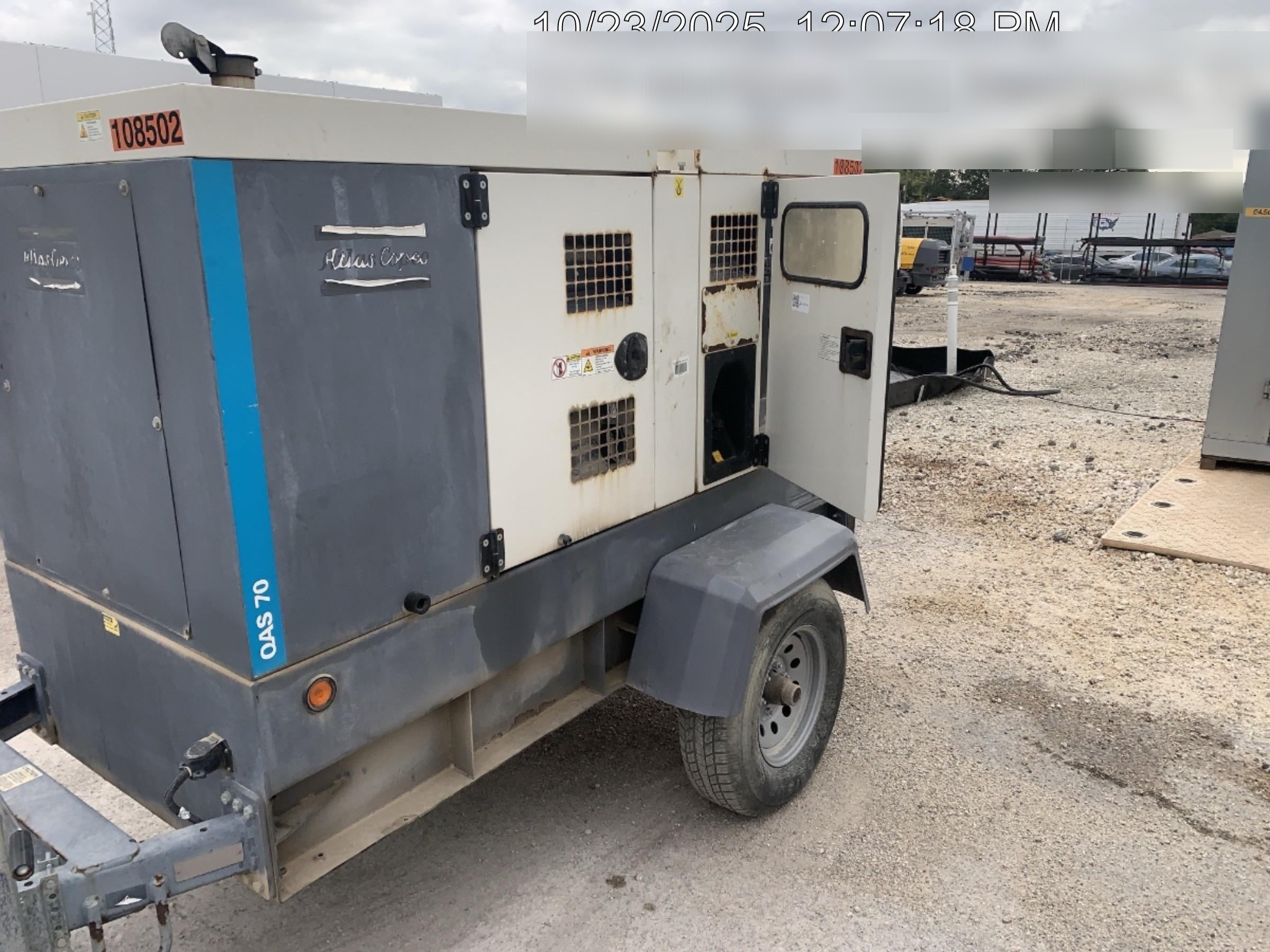 2020 ATLAS COPCO QAS 70