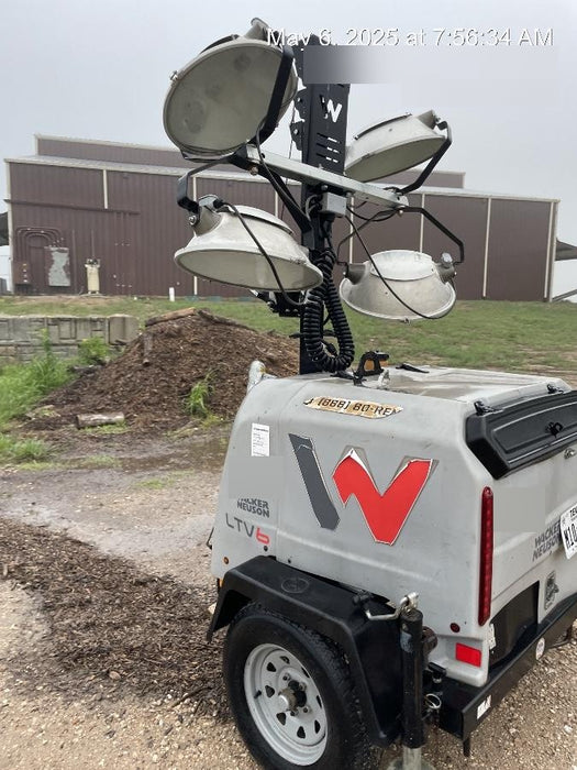 2018 Wacker Neuson LTV6L-MH Wacker Neuson LTV6L Mobile Light Tower w/Fuel Level Sensor Installed