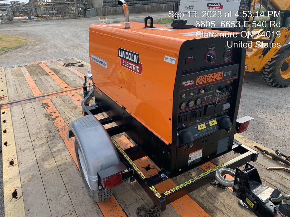 2023 Lincoln Electric LE400 Kubota V1505, Trlr, Cable Rack, Light Kit, ES Decals, T3