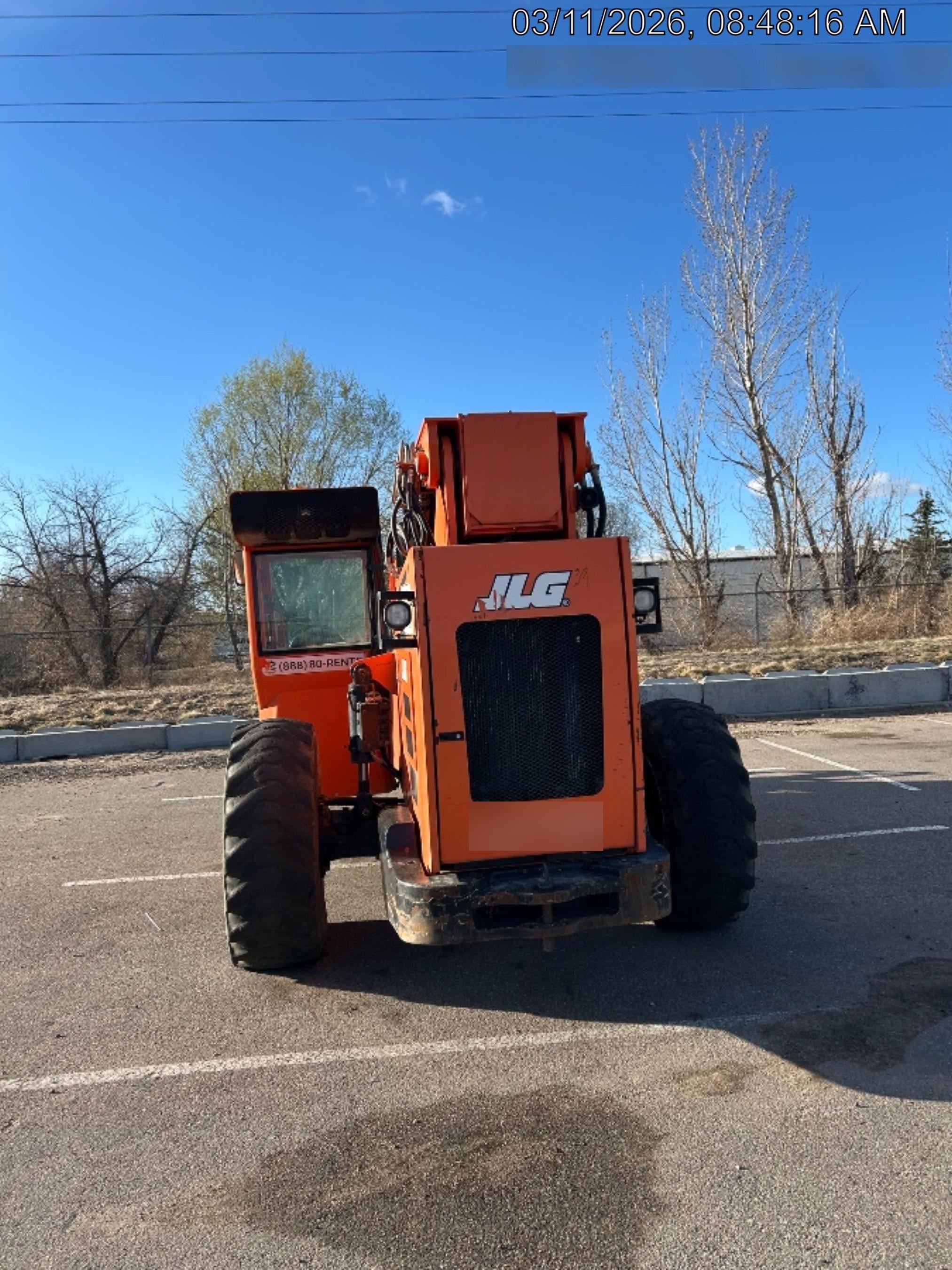 2018 Skytrak 10054 JLG Skytrak 10054, Solid Tires (shipping-Boss), CAB, Beacon and Work Light Package