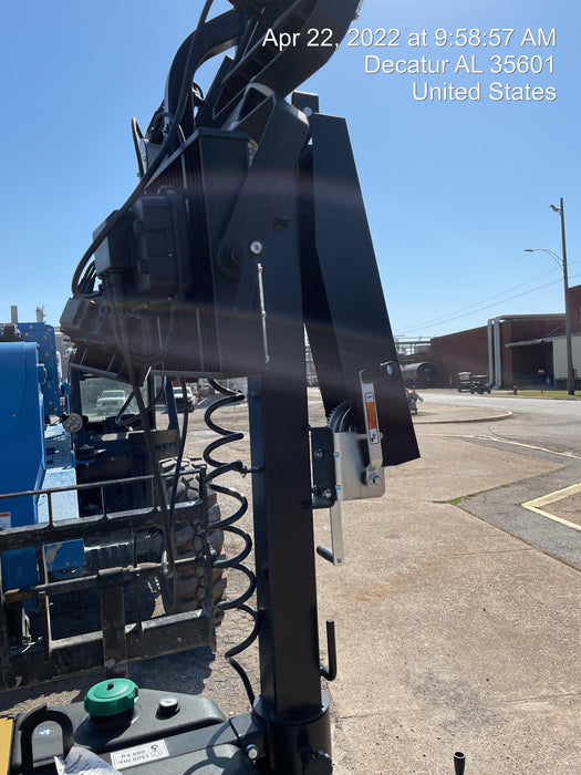 2022 Allmand NLV3GR (4) LED Light Fixture 350W, 23' Vertical Mast, 3kW Prime, Towable, Deep Sea L401, Leveling Jacks, Yanmar T4F 5.8hp