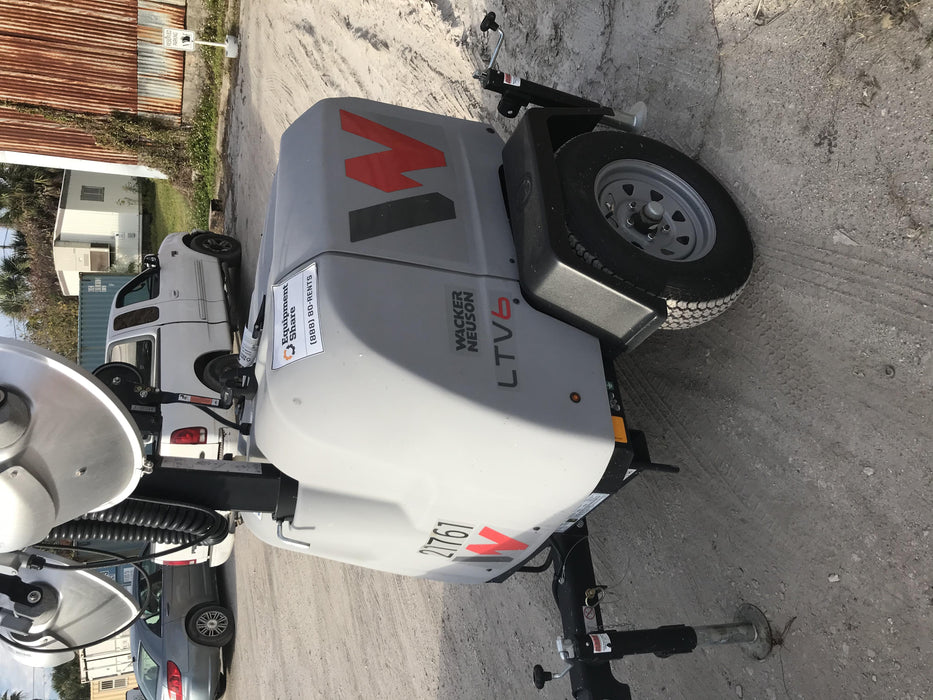2019 Wacker Neuson LTV6L-MH Wacker Neuson LTV6L Mobile Light Tower w/Fuel Level Sensor Installed
