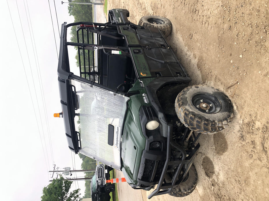2019 Kawasaki Mule PRO-DXT Standard Options, Backup Alarm, Beacon, Plastic Hard Top, Poly Windshield, Horn Kit