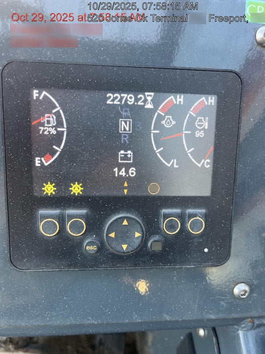 2018 Manitou MTA8044 MTA 8044 - 74 HP T4, Canopy, Worklights/Strobe, Beacon, 66" Carriage, 48" Forks, Solid Tires, Lift Hook, Aux Hydraulics