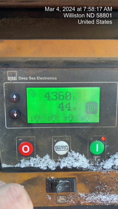 2022 Allmand NLV3GR (4) LED Light Fixture 350W, 23' Vertical Mast, 3kW Prime, Towable, Deep Sea L401, Leveling Jacks, Yanmar T4F 5.8hp