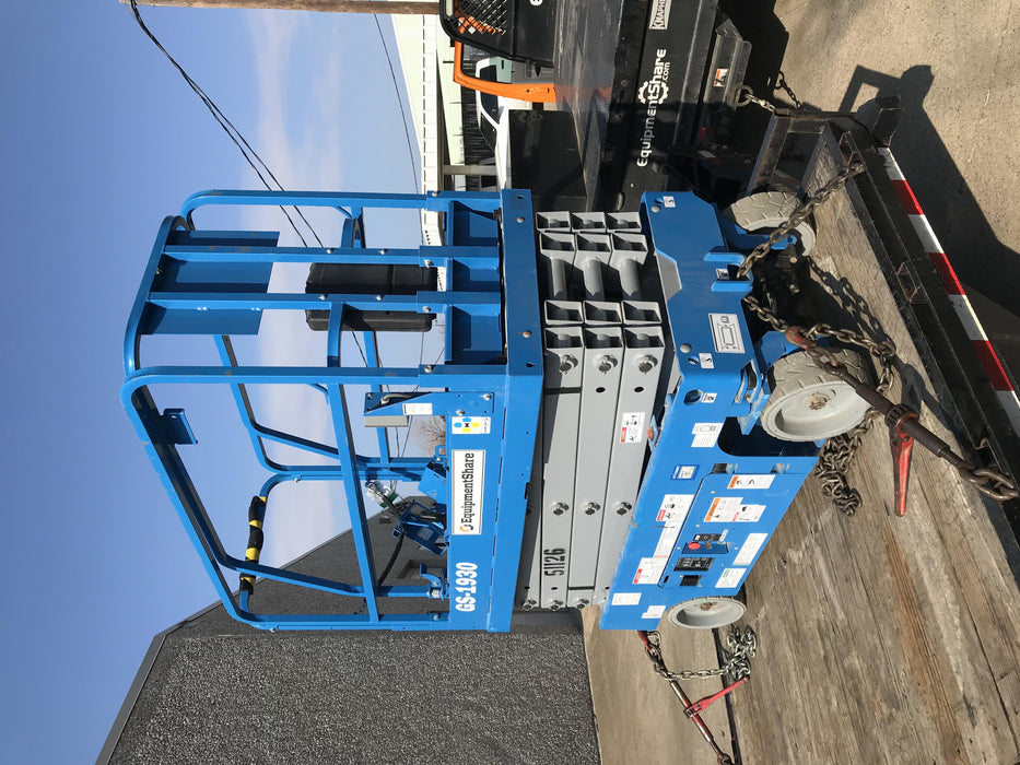 2019 Genie GS-1930 Fixed Rails with Chain Entry