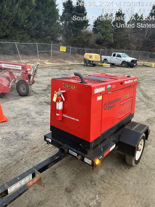 2024 Shindaiwa DGW400MDL Kubota D902 Engine, 23 HP, Dual Op Welder, Wire, Arc, Droop Stick, Tig, and CC Stick Functionality, Simulphase, 3 Phase and 1 Phase Gen Output, Single Axle NB Trlr, Slr Trckl Chrg 12V 12W, Fire Ext