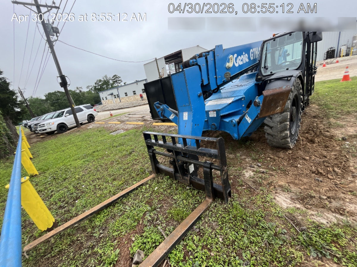 2019 Genie GTH-1056 Genie GTH-1056 w/CAB, Solid Tires, Work Lights, 60" carriage/forks, cab mesh, beacon