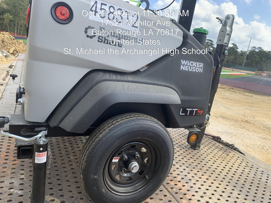 2024 Wacker Neuson LTT4 Diesel, Kohler KDW702, Deep Sea Controller, Auto Start, LED 320W, Bypass Outlet, T3