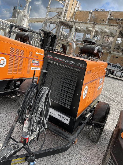 2022 Lincoln Electric Vantage 549X Crosslink Technology, Trailer Mounted, ES Decals, T3