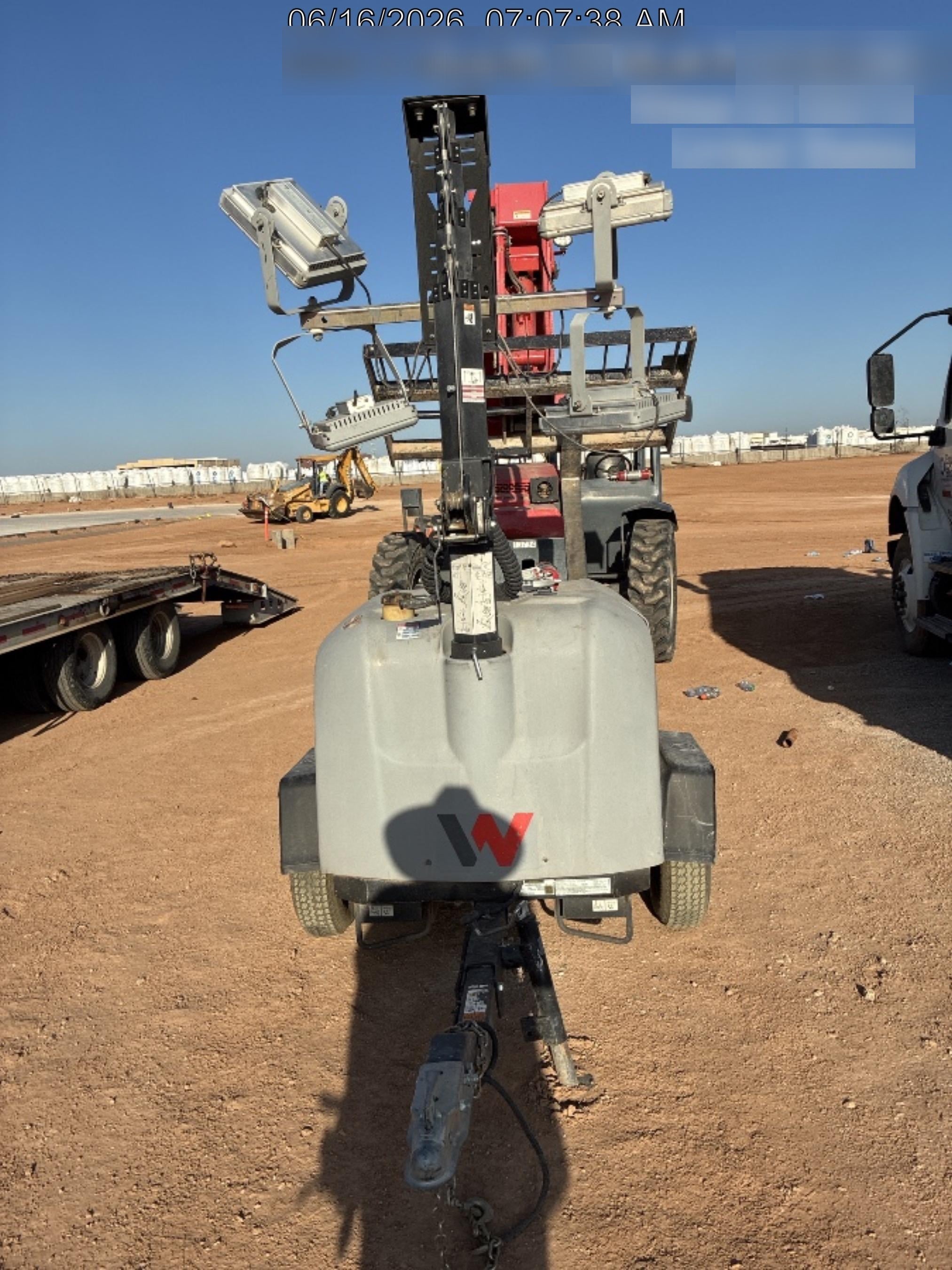 2019 Wacker Neuson LTV6K-LED Standard LED Towable Light Tower w/None