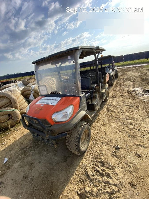 Kubota RTV-X1140W-H Plastic Canopy, Windshield Acrylic Clear, LED Strobe Light, Wire Harness Kit, Back up Alarm