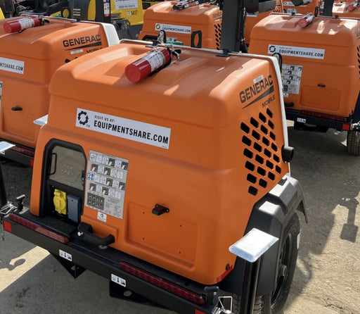 2024 Generac MLT2 Diesel, Flex Switch 120V Input, Powerzone Controller, 
(4) 320W LED Lights, 4kW Generator, 39.9 Gal Fuel Tank, 2" Ball, T3