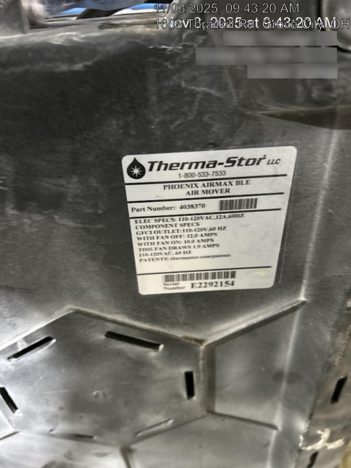 2022 PHOENIX AirMAX Radial Air Mover