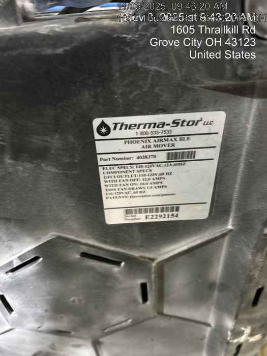 2022 PHOENIX AirMAX Radial Air Mover