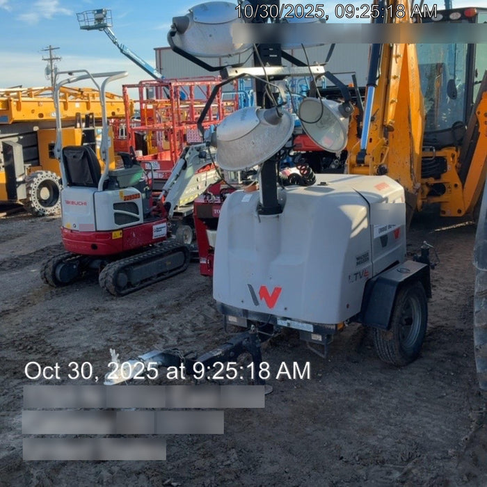2019 Wacker Neuson LTV6L-MH Wacker Neuson LTV6L Mobile Light Tower w/Fuel Level Sensor Installed