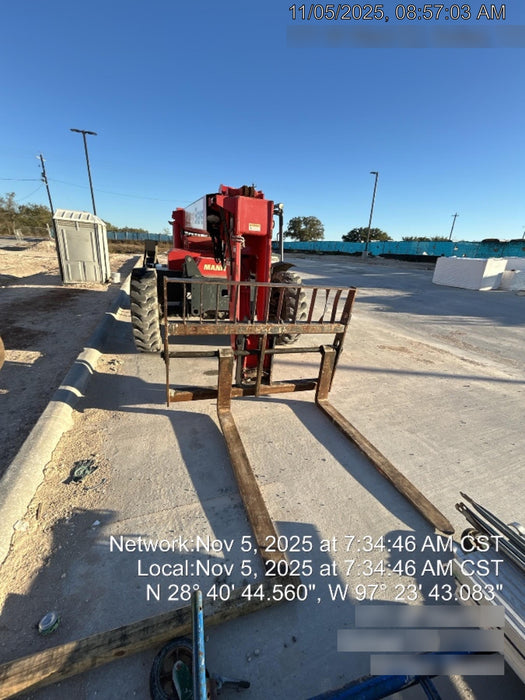 2019 Manitou MTA8044 Manitou MTA 8044 - 74 HP T4, Canopy, Worklights/Strobe, Beacon, 66" Carriage, 48" Forks, Solid Tires, Lift Hook, Aux Hydraulics