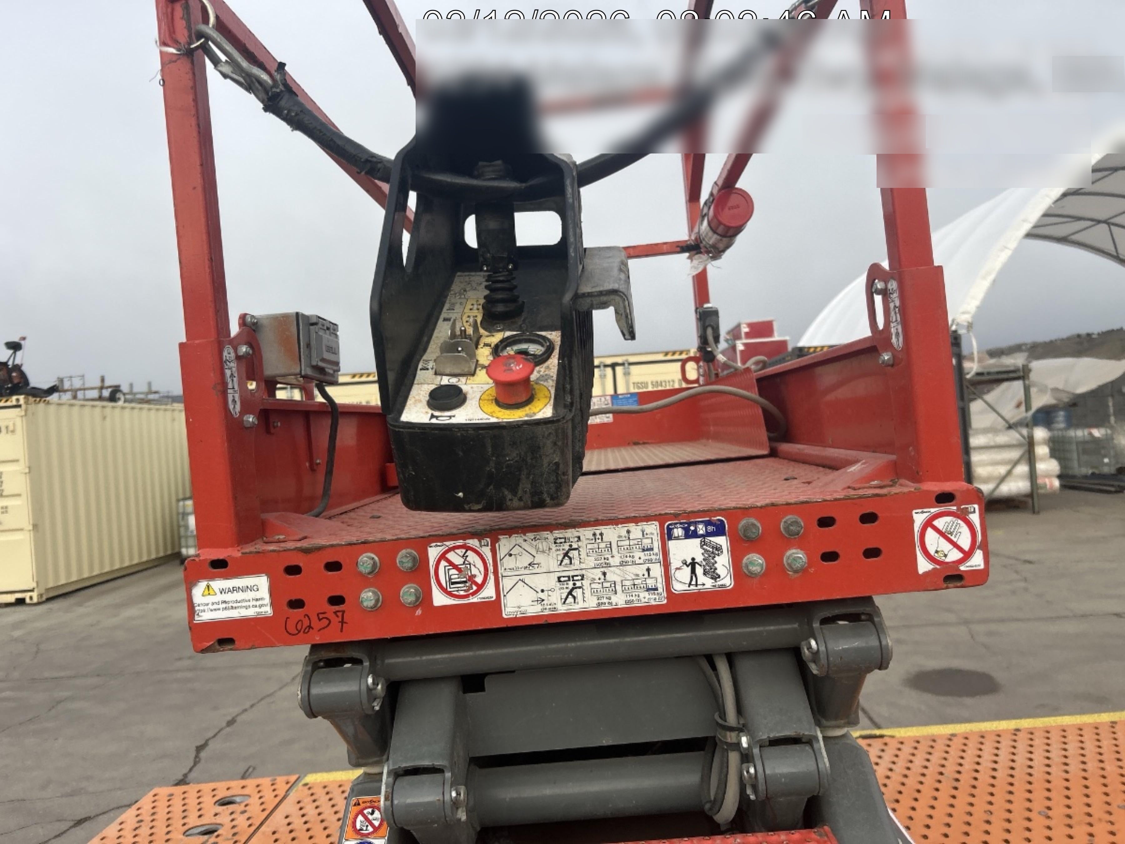 2020 Skyjack SJIII-3219 Solid NM Tires, Half height spring hinged entry gate, Dual Beacons, 800W Inverter