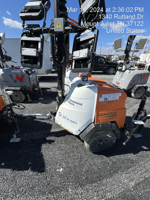 2023 Generac MLT2 Diesel, Flex Switch 120V Input, Powerzone Controller, 
(4) 320W LED Lights, 4kW Generator, 39.9 Gal Fuel Tank, 2" Ball, T3