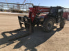 2019 Manitou MTA12042 Cab/Heat/Air, 120 HP, Solid Tires, Work Lights, Lift Hook, Auxiliary Hydraulics 66" Carriage and 60" Forks