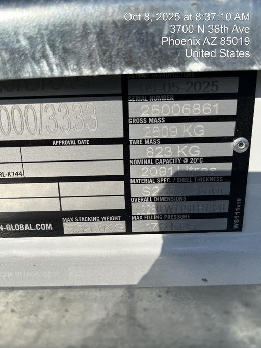 2025 WESTERN GLOBAL 20TCG-ES