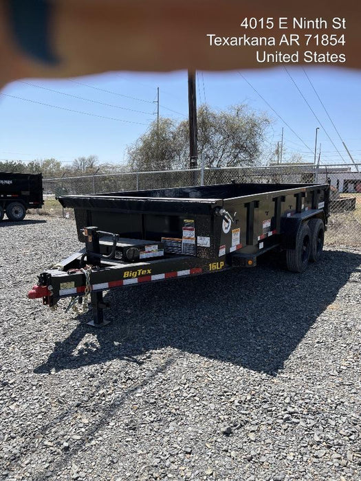 2024 BIG TEX TRAILER 16LP - 16' Bumper Pull Dump Trailer