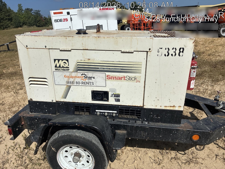 2017 Multiquip DLW400ESA4 400 amp Welder, 14kW, 120/240V, T4F Kubota