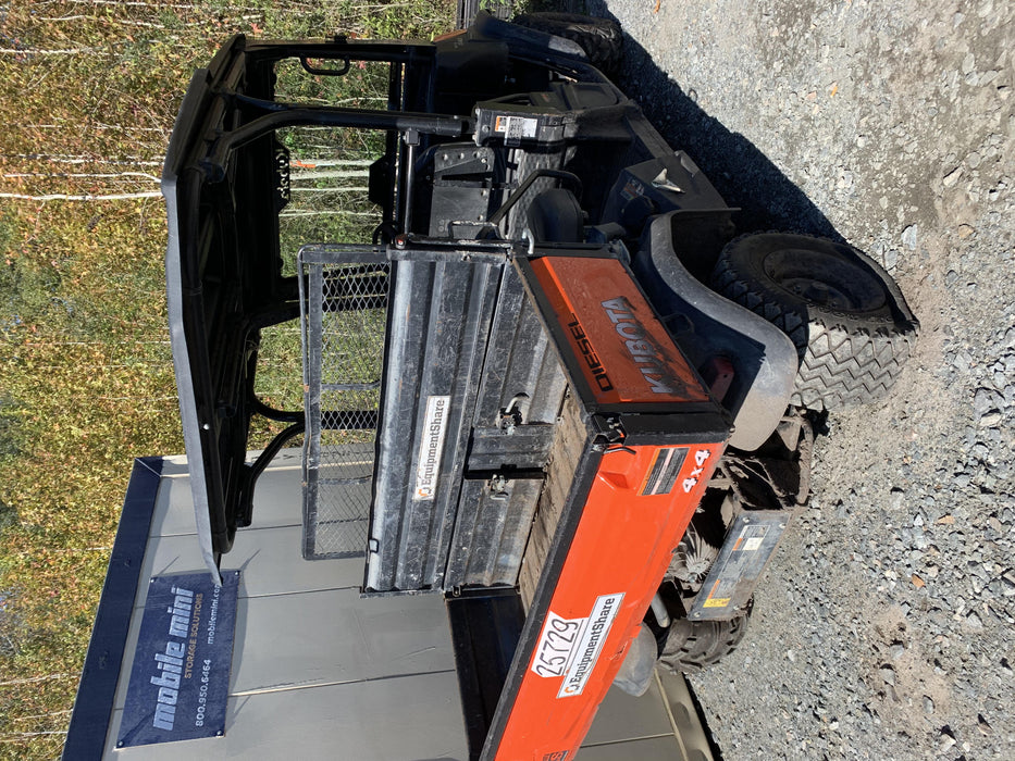 2019 Kubota RTV-X1140W-H 4wd Utility Cart, LED Strobe, Windshield Tempered Glass, Pastic Canopy, Wire Harness Kit, Backup Alarm