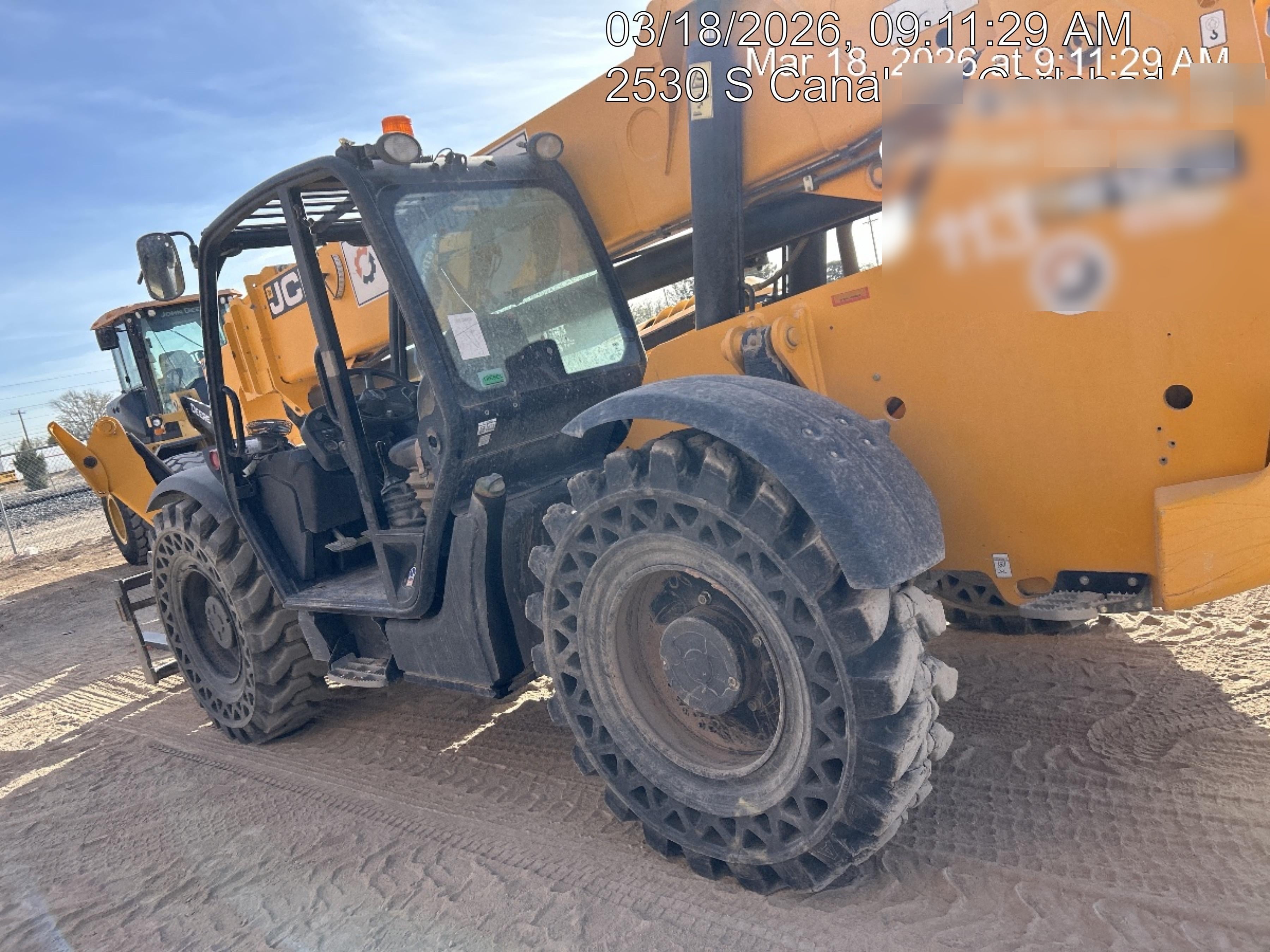2020 JCB 512-56 Canopy, 74Hp, Solid Tires, Work Lights, Beacon, Aux Hydraulics, Back up Alarm, Lifting Eye, ES Decals